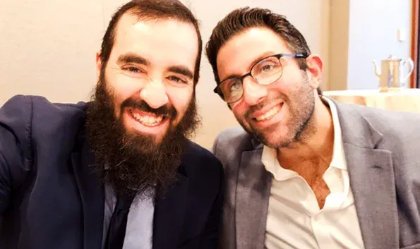 Joe with client