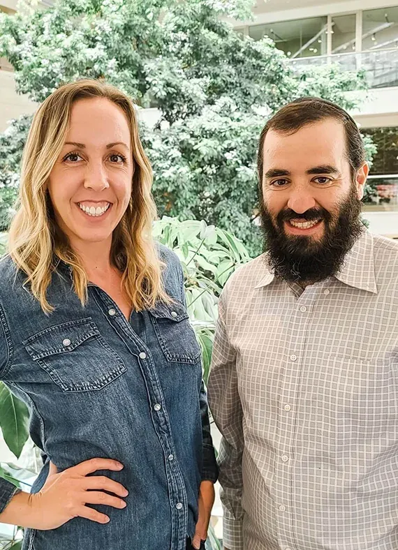 Tami Joy Schlichter and Joe Apfelbaum
