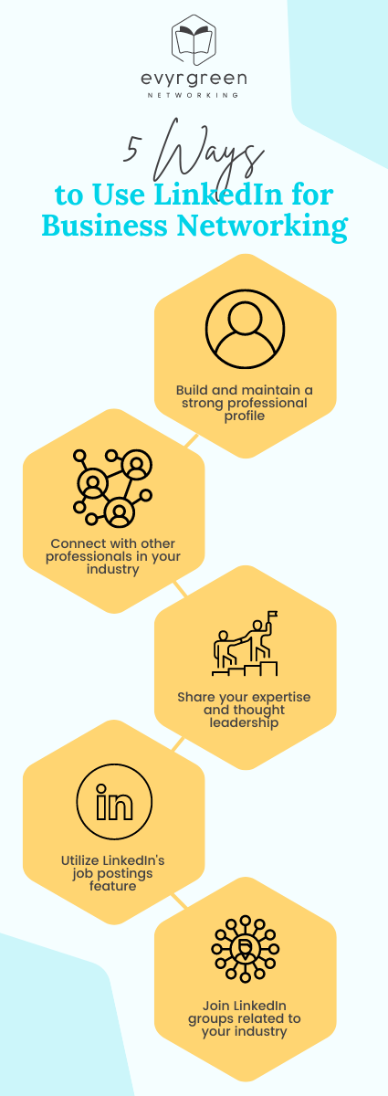 Benefits of using LinkedIn for Business Networking Evyrgreen Blog