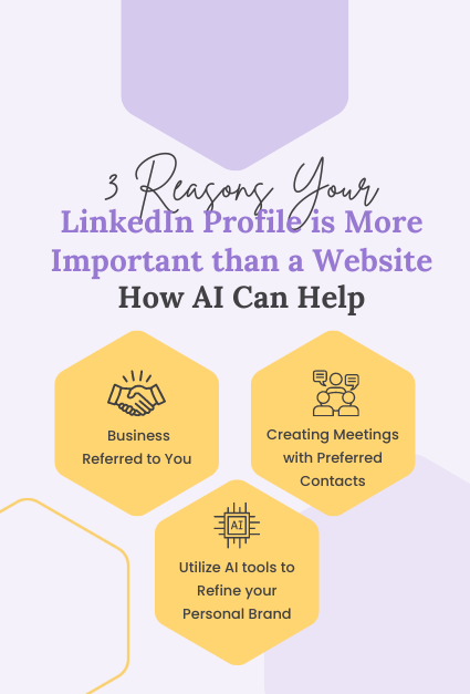 Why your LinkedIn profile is more important than a website how AI can help
