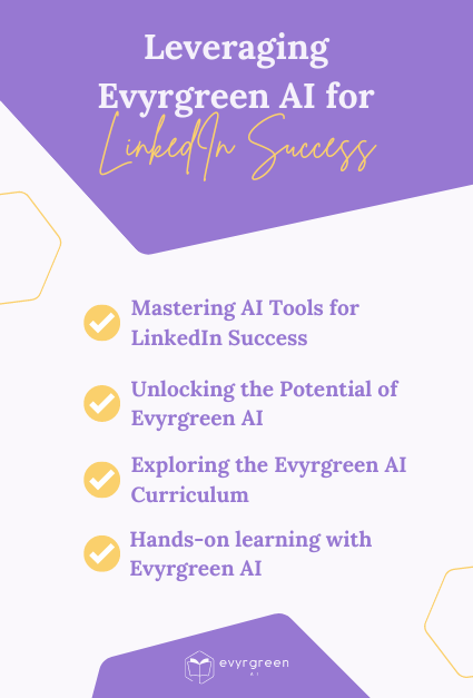 Mobile Leveraging Evyrgreen AI for LinkedIn Success
